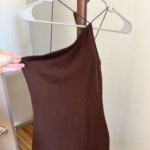 H&M brown dress